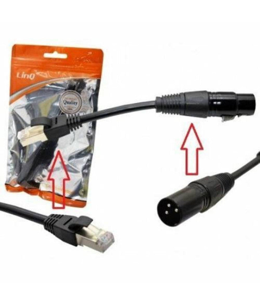 Cavo Adattatore Audio Da Xlr Maschio A Rj45 Maschio Lan Per Dj Da 15 Cm Kl-9237         