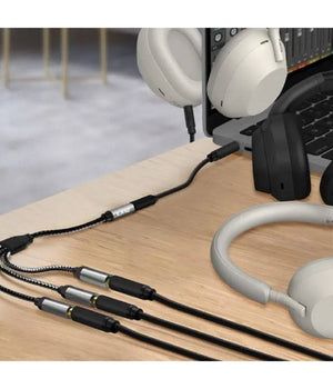 Cavo Adattatore Audio Splitter Da Jack 3,5mm Femmina A 3x Jack 3,5mm Femmina F1f3         