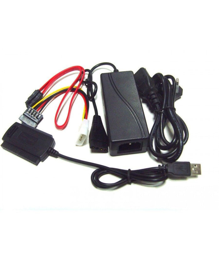 Cavo Adattatore Ide Sata Usb 2.0 Supporta Hd Hard Dsik 2.5 3.5 Alimentatore         