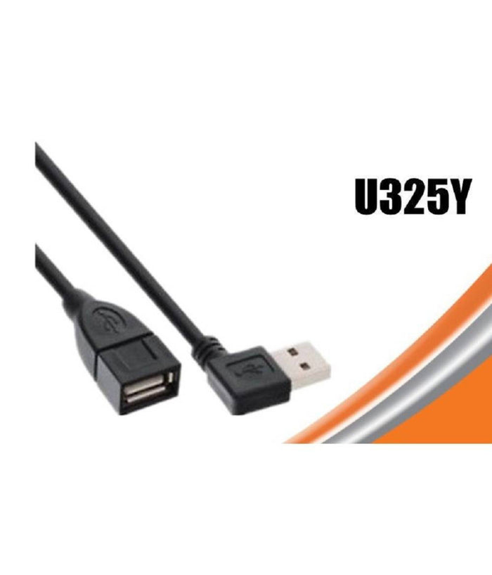 Cavo Adattatore Usb 3.0 Maschio Femmina Angolato 90° Angolo Retto Prolunga U325y         