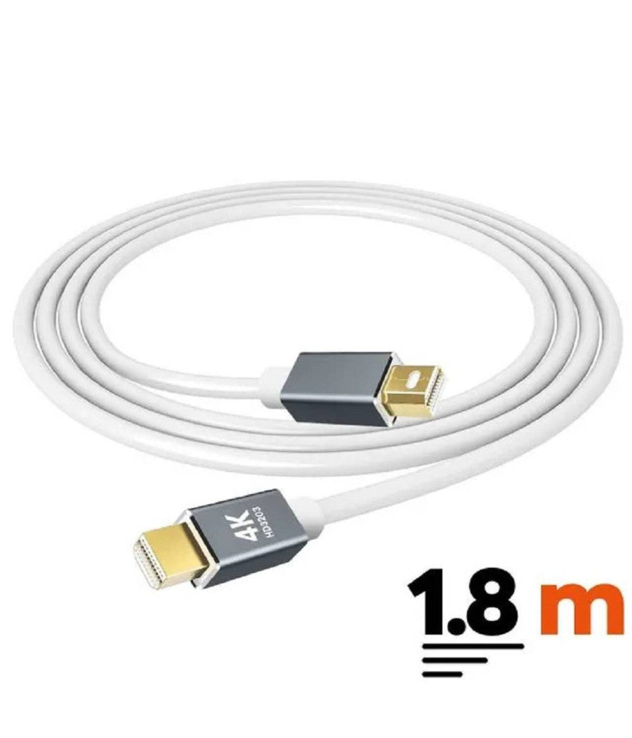 Cavo Adattatore Video Da Mini Displayport A Mini Displayport 4k 1.8 Mt Hd3203         