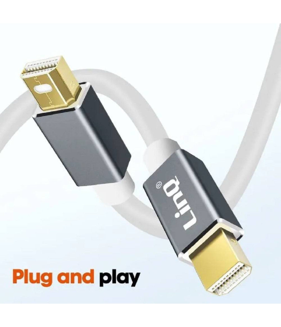 Cavo Adattatore Video Da Mini Displayport A Mini Displayport 4k 1.8 Mt Hd3203         