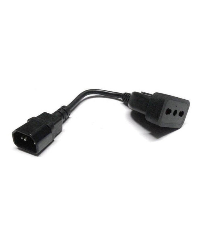 Cavo Alimentazione Per Ups 1 Entrata Ups + 1 Uscita Tripolare Adattatore Upw-020         