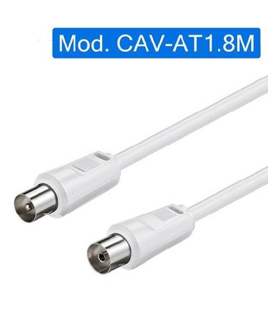 Cavo Antenna Maschio-femmina 1.8mt Smart Tv - Tv Hd Internet Prolunga Cav-at1.8m         