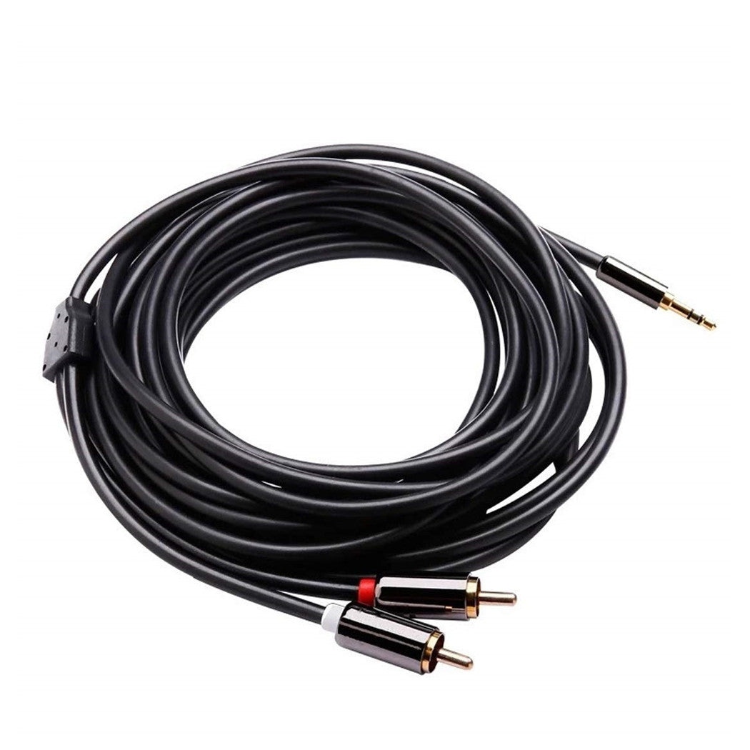 Cavo Audio Da Aux 3,5mm A 2xrca Maschio Stereo Adattatore 1.5mt 4d Sound Aux-r01         