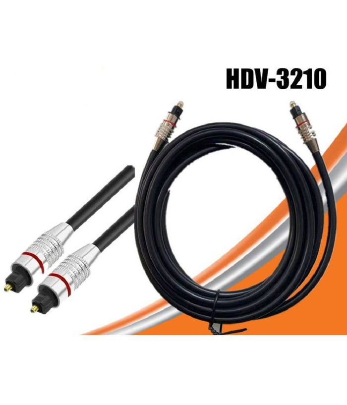 Cavo Audio Digitale Ottico In Fibra Ottica Lunghezza 1 Metro Hdv-3210         