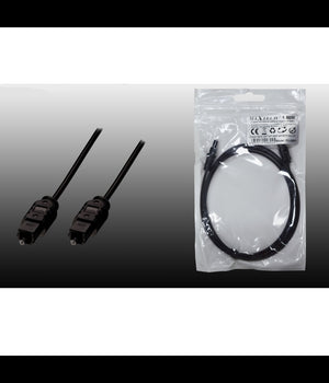 Cavo Audio In Fibra Ottica Digitale Per Cd / Dvi / Md Da 1,5 Metri Maxtech Fo-d001         