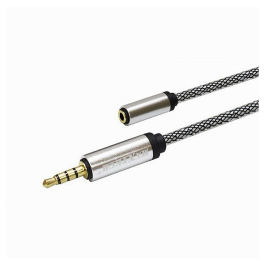 Cavo Audio Jack 3,5mm Da Maschio A Femmina Am/af 5mt Prolunga Aux Maxtech Aux3-mf5.0m         