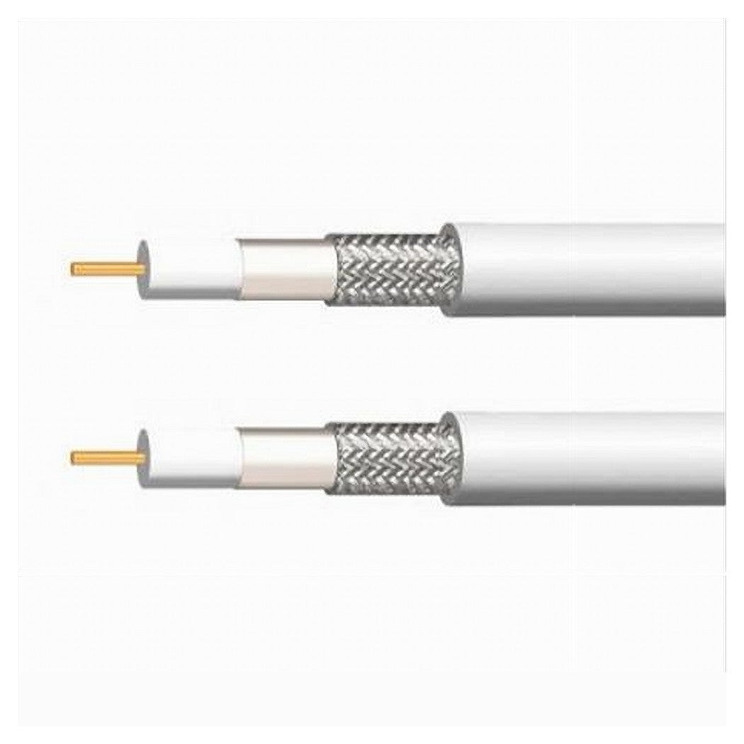 Cavo Cavetto Coassiale Tv Prolunga Pvc 100 Metri Schermatura Maxtech Cav-tv100m         