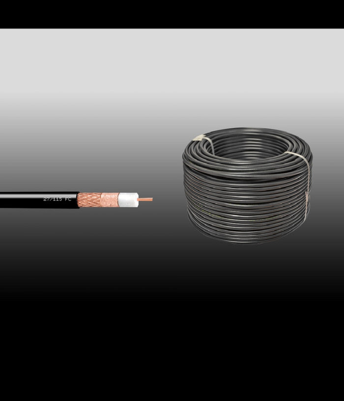 Cavo Coassiale Rame-rame Antenna Tv Telecamere 200 Metri Maxtech Cctv-c200m         