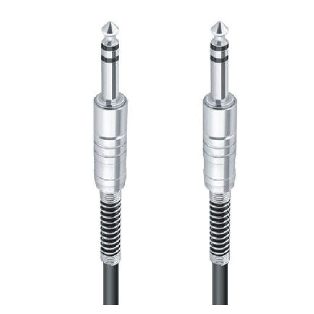 Cavo Collegamento 2 Jack Da 6.5mm 10 Mt Cavetto Microfono Audio Stereo Jjack-09         