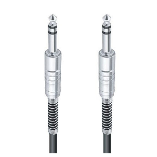 Cavo Collegamento Con 2 Jack Da 6.5mm 20 Mt Cavo Microfono Audio Stereo Jjack-10         