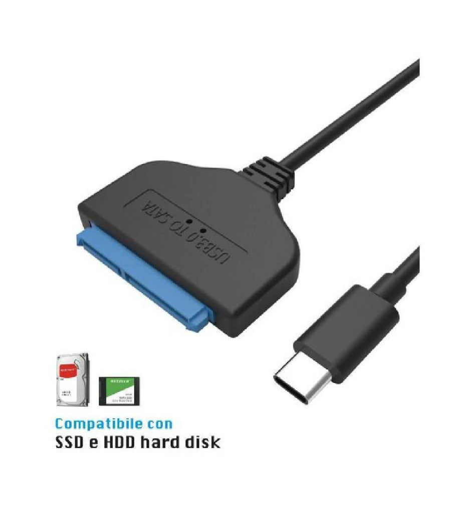 Cavo Convertitore Sata Type-c 20cm Adattatore Ssd/hdd Hard Disk Maxtech Sa-tc01         
