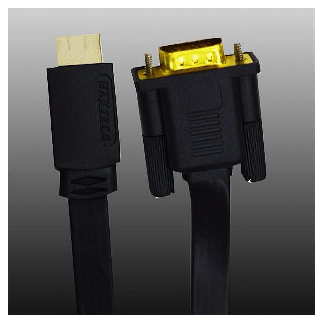 Cavo Da Hdmi-vga 10mt Adattatore Monitor Pc Risoluzione 1080p Maxtech Hdmi-va10m         