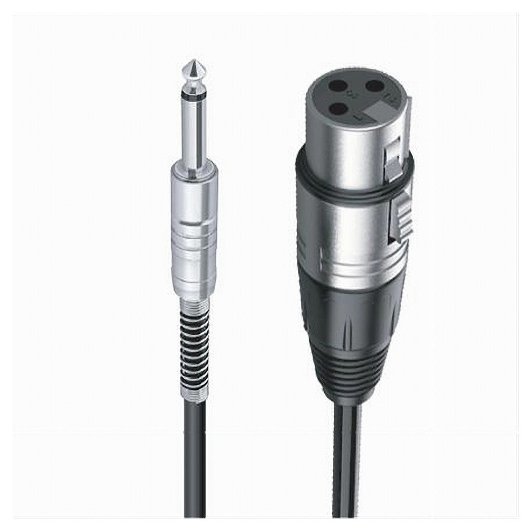 Cavo Da Jack 6.5 Mm Mono A Xlr Femmina Audio Prolunga Per Microfono 3 Mt Jxlr-02         