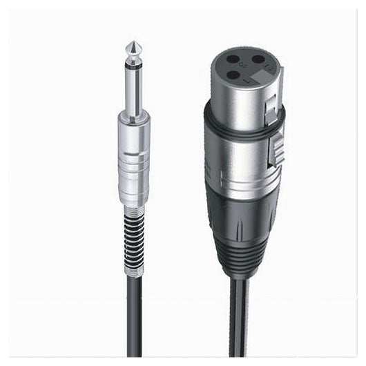 Cavo Da Jack 6.5 Mm Mono A Xlr Femmina Audio Prolunga Per Microfono 3 Mt Jxlr-02         