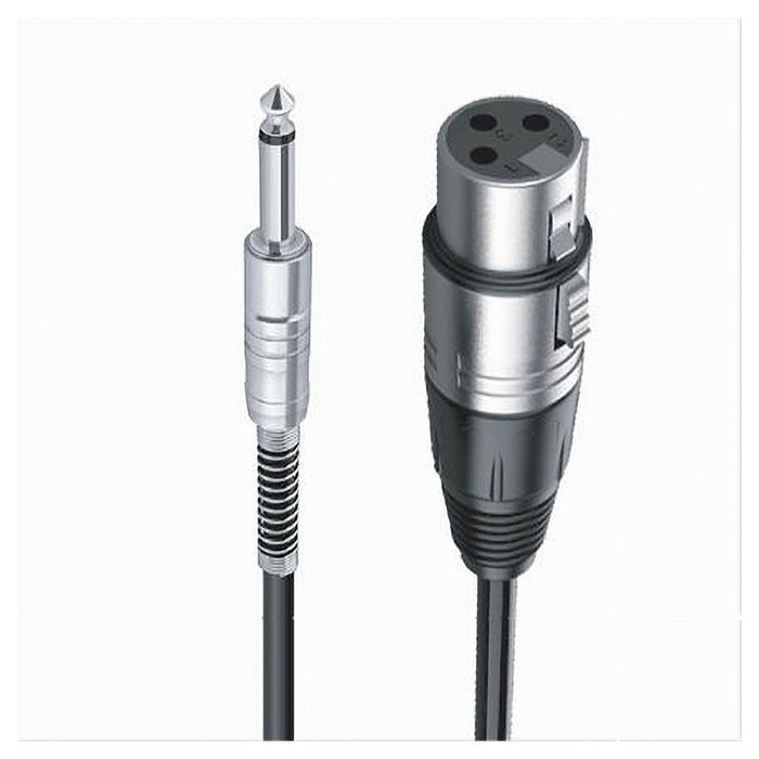 Cavo Da Jack 6.5 Mm Mono A Xlr Femmina Audio Prolunga Per Microfono 3 Mt Jxlr-02         