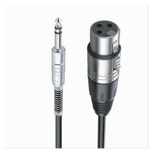 Cavo Da Jack 6.5mm A Xlr Femmina Audio Prolunga Per Microfono Da 3 Metri Jxlr-06         