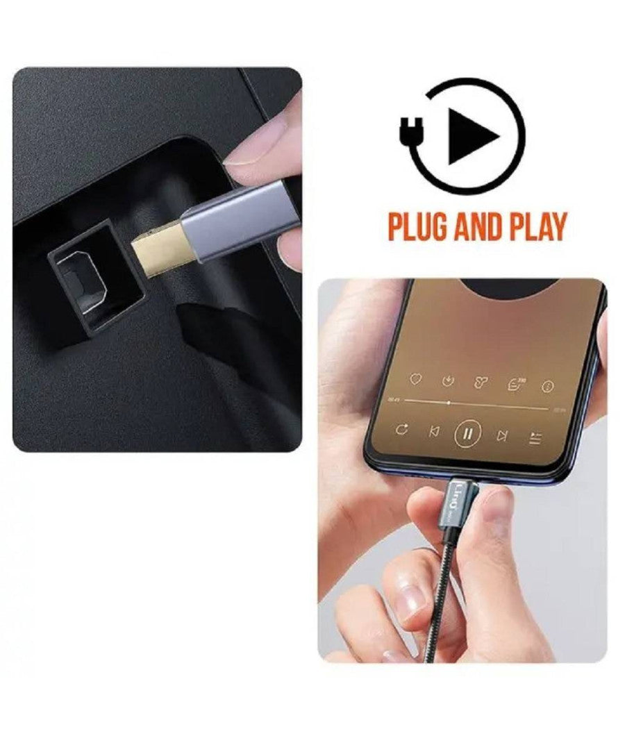 Cavo Da Lightning A Usb Bm Type-b Per Stampante Pianoforte Elettronico 3mt Ip8830         