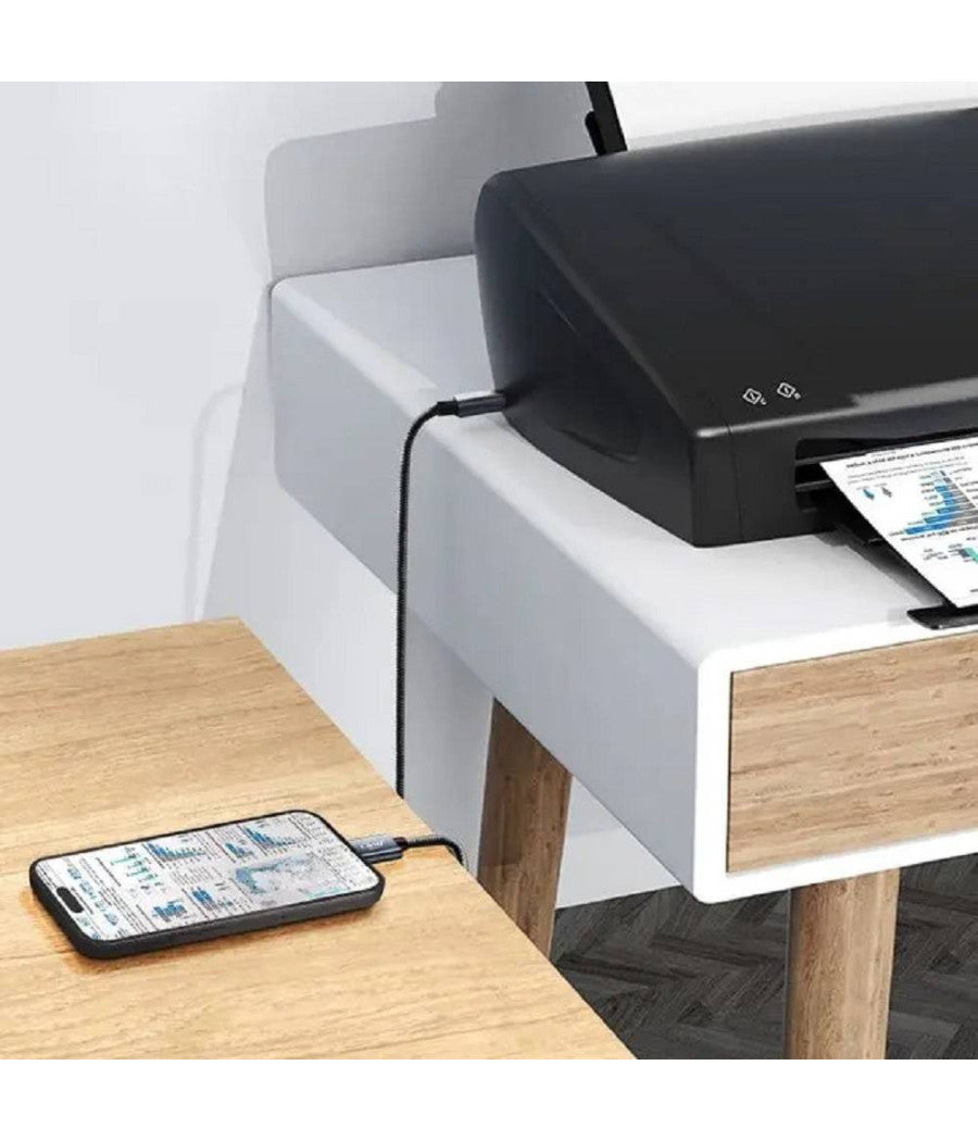 Cavo Da Lightning A Usb Bm Type-b Per Stampante Pianoforte Elettronico 3mt Ip8830         