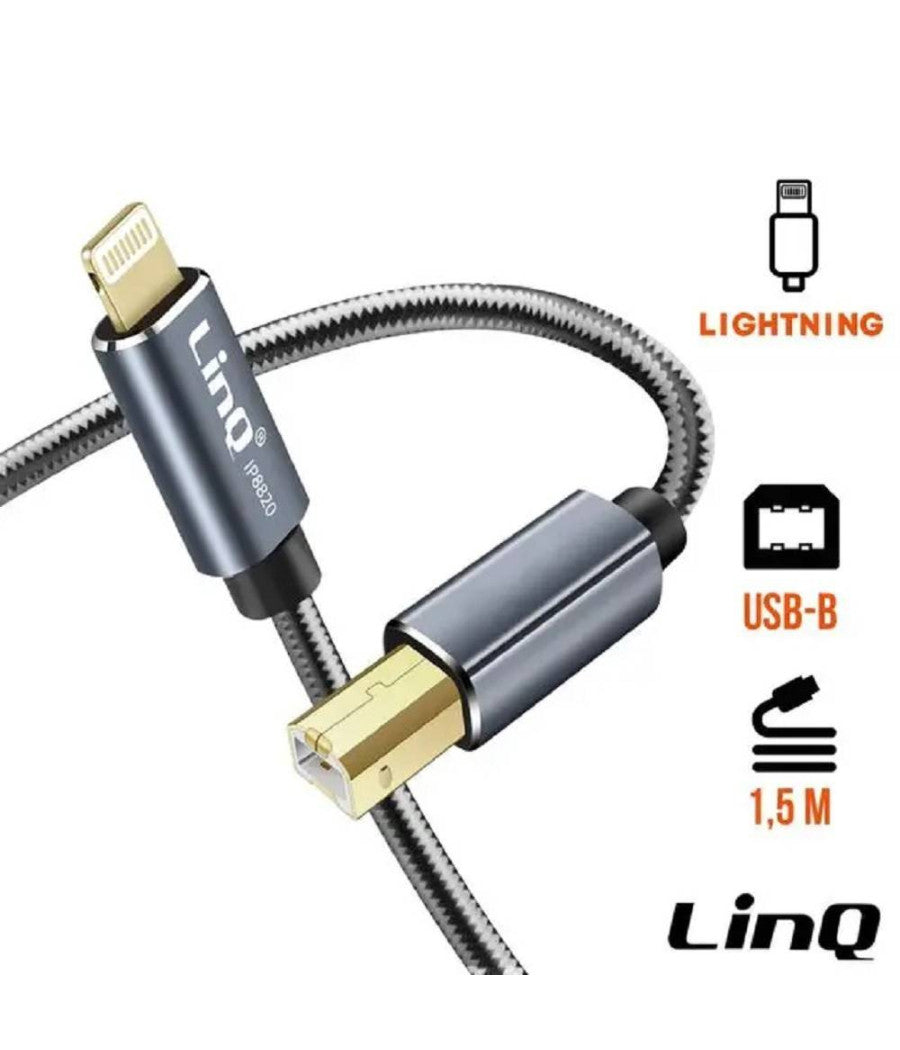 Cavo Da Lightning A Usb Type-b Per Stampante Pianoforte Elettronico 1.5mt Ip8820         