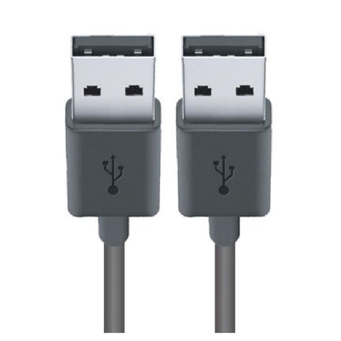 Cavo Dati Doppio Usb 2.0 Maschio - Maschio Prolunga 1,5 Mt 480mbps Usb2.0-m1.5m         