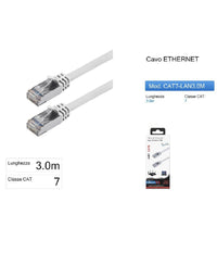 Cavo Di Rete Lan Ethernet Rj45 / Cat 7 Cavetto 3 Metri Maxtech Cat7-lan3.0m         