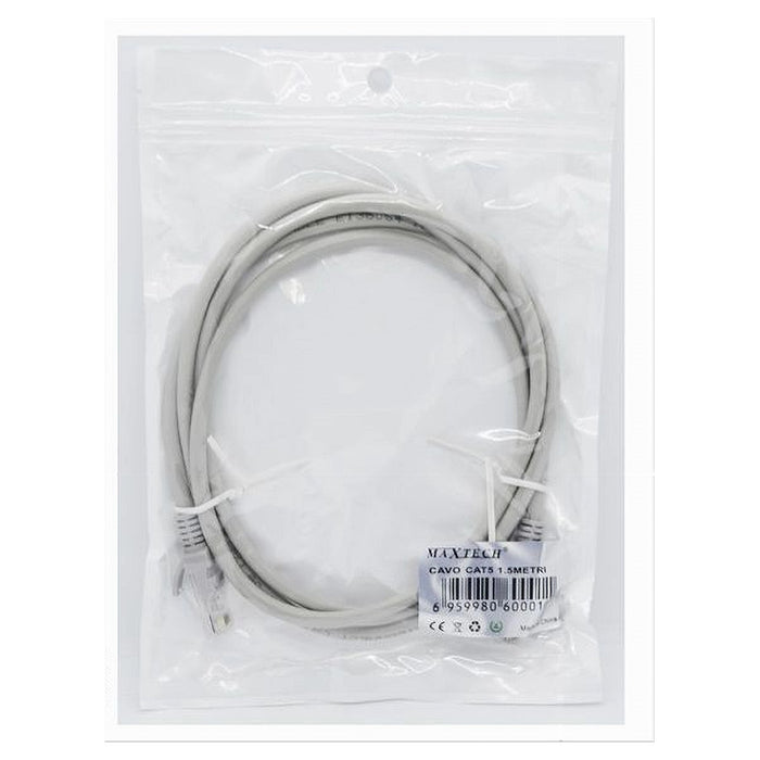 Cavo Ethernet Di Rete Lan Per Internet Rj45 Cat5 1.5 Metri Computer Pc Cat5-1.5m         