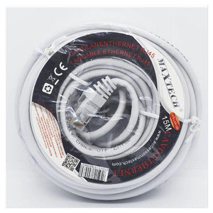 Cavo Ethernet Rete Lan Internet Rj45 Cat5 15 Metri Modem Filo Prolunga Cat5-15m         