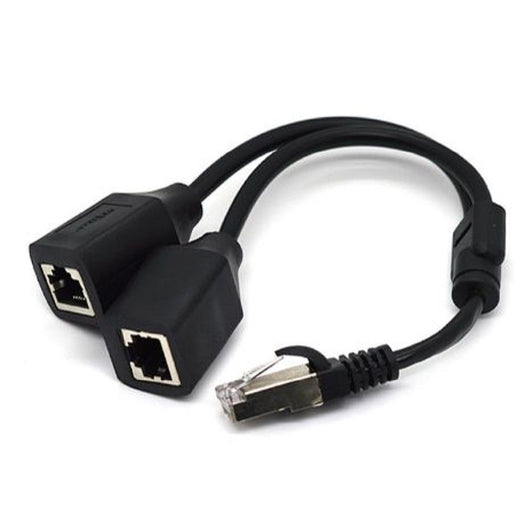 Cavo Ethernet Rj45 Porta Lan Porta Da 1 A 2 Adattatore Connettore Maxtech Sp-l01         