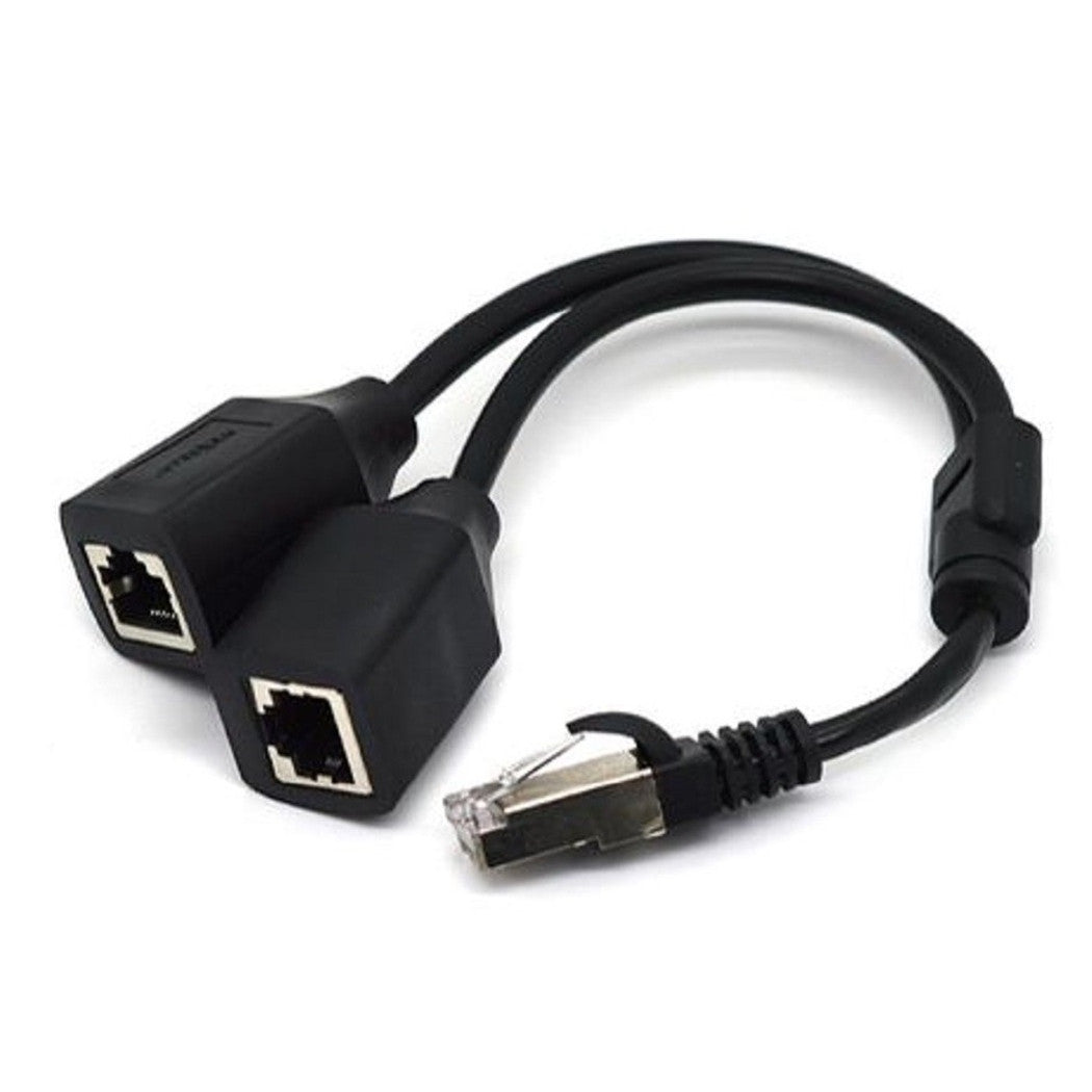 Cavo Ethernet Rj45 Porta Lan Porta Da 1 A 2 Adattatore Connettore Maxtech Sp-l01         