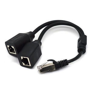 Cavo Ethernet Rj45 Porta Lan Porta Da 1 A 2 Adattatore Connettore Maxtech Sp-l01         