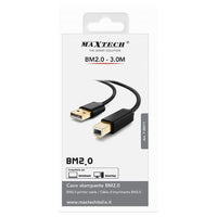 Cavo F-bm11 Cavetto Per Stampante Bm2.0 Usb Da 3mt Compatibile Notebook Desktop         