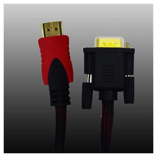 Cavo Hdmi A Vga Cavo Telato Da 5 Metri 1080p Video Pc Lettori Maxtech Hdva-rt5m         