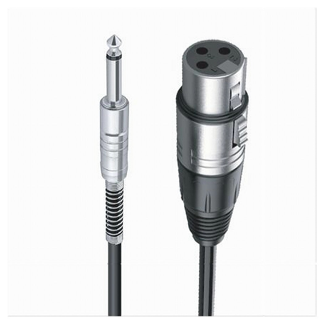 Cavo Jack 6.5 Mm Mono A Xlr Femmina Audio Prolunga Per Microfono 1.8 Mt Jxlr-01         