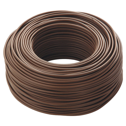 Cavo marrone da 1x1,5mm² - 10mt cordina unipolare fs17