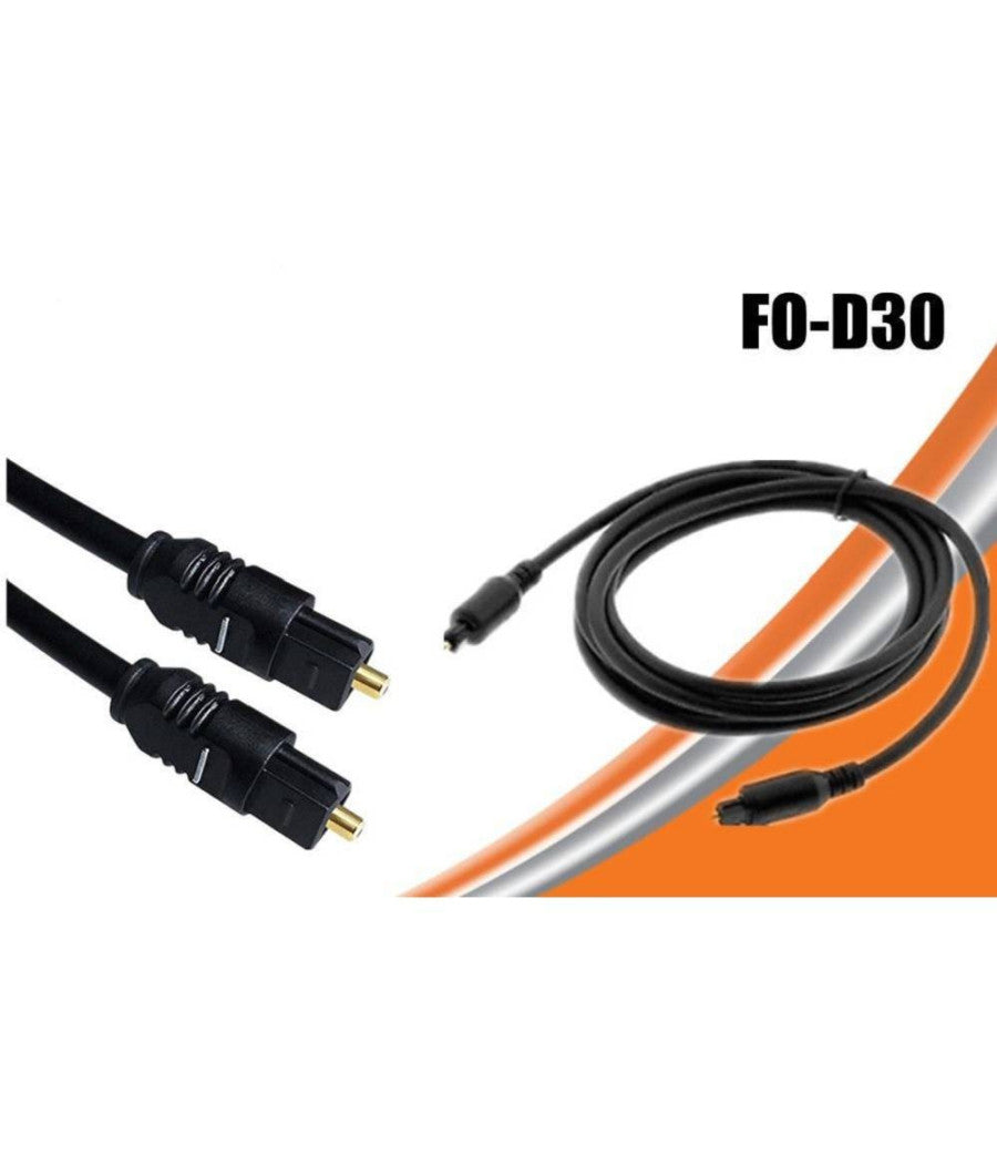 Cavo Otg Ottico Toslink Segnale Audio Digitale 3 Metri Per Tv Barra Audio Fo-d30         