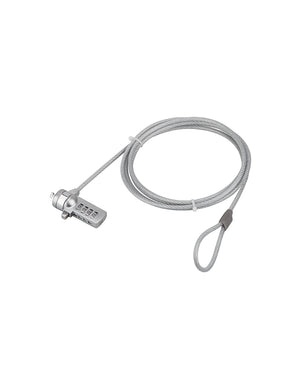 Cavo antitaccheggio di sicurezza in acciaio 1.80m, lucchetto per computer portatile a combinazione - THIRARD