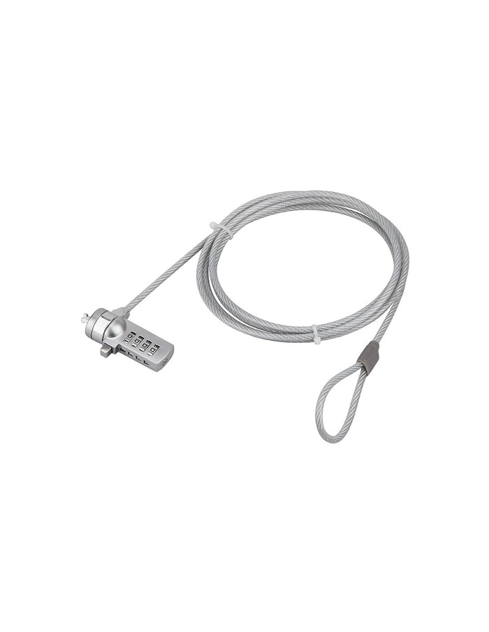Cavo antitaccheggio di sicurezza in acciaio 1.80m, lucchetto per computer portatile a combinazione - THIRARD