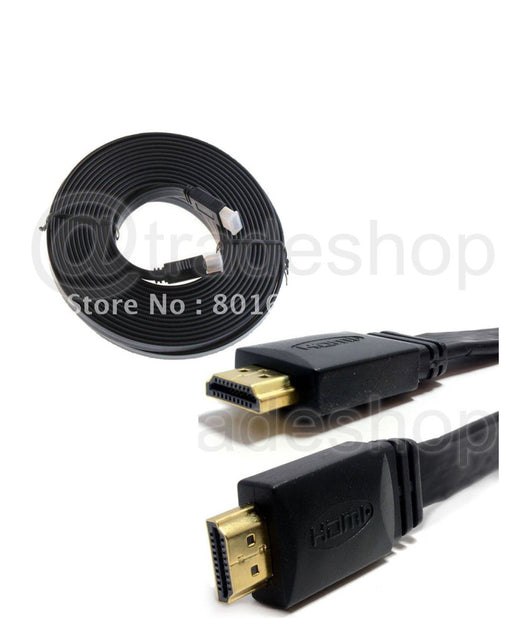 Cavo Piatto Hdmi 1080p Maschio Maschio Per Televisore Console Game Nero Da 1,5mt         