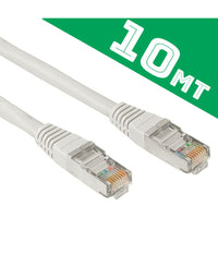 Cavo Professionale Rete Lan 10 Metri Prolunga Per Modem Router Pc Plug Rj45         
