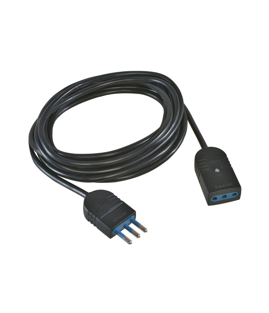 Cavo Prolunga Corrente Elettrica Presa Domestica Casa Giardino Metraggio     -8 Mt Nero   -