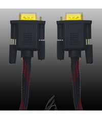 Cavo Prolunga Monitor Vga M/m 15 Pin 10mt Retinato Pc Computer Maxtech Vga-rt10m         