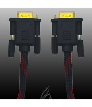 Cavo Prolunga Monitor Vga M/m 15 Pin 10mt Retinato Pc Computer Maxtech Vga-rt10m         