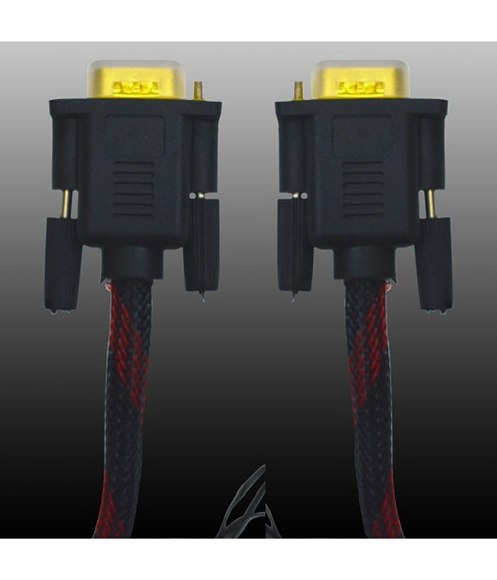 Cavo Prolunga Monitor Vga M/m 15 Pin 10mt Retinato Pc Computer Maxtech Vga-rt10m         