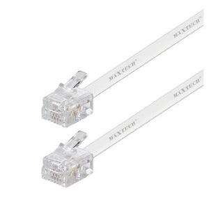 Cavo Prolunga Telefonica Rj11 5mt Collegamento Telefonico Maxtech Modem Rj11-5.0m         