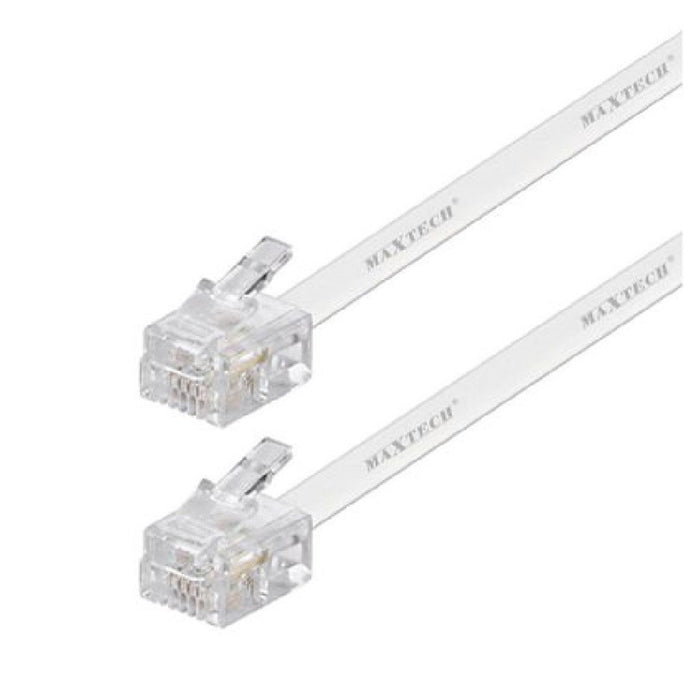 Cavo Prolunga Telefonica Rj11 5mt Collegamento Telefonico Maxtech Modem Rj11-5.0m         