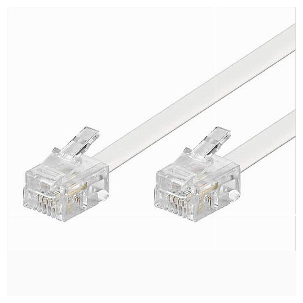 Cavo Prolunga Telefonico Connettore Rj11 20 Metri Modem Adsl Maxtech Rj11-20m         