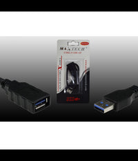 Cavo Prolunga Usb 2.0 0.2mt Maschio A Femmina Per Pc Computer Maxtech Usb2.0f-m0.2m         