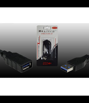 Cavo Prolunga Usb 2.0 0.2mt Maschio A Femmina Per Pc Computer Maxtech Usb2.0f-m0.2m         